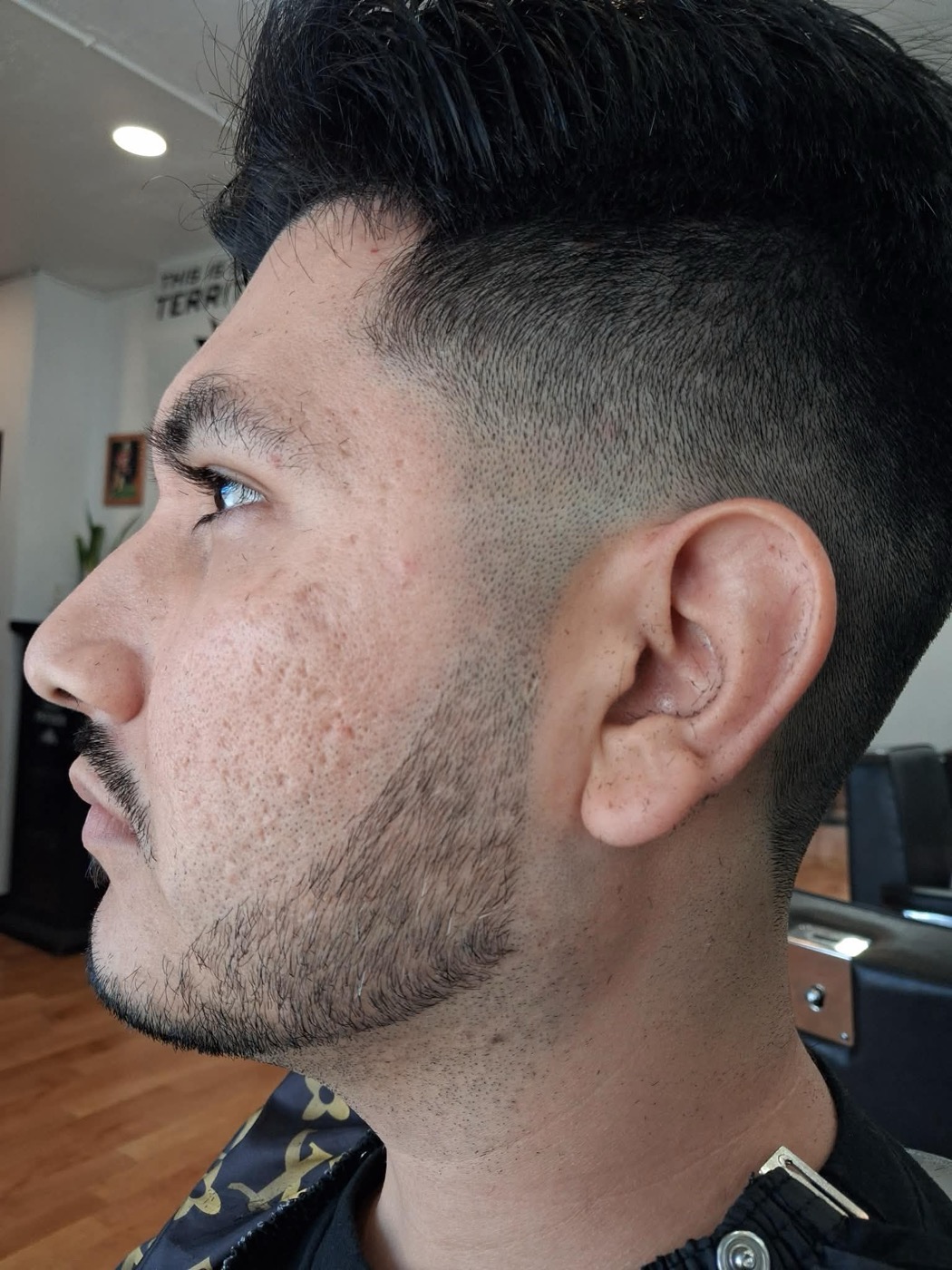 Straight razor shave at Style Masters Barbershop